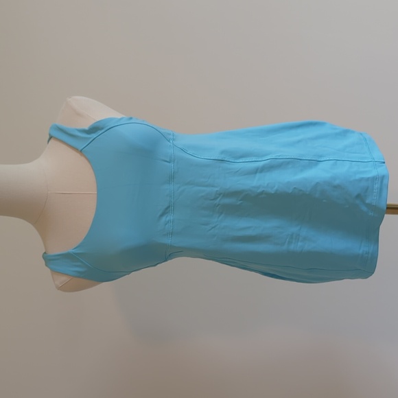 Lululemon size 6 light blue cross back tank top - Picture 2 of 8